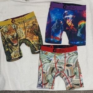 Ethika Kids Underwear‎ Set - Yellow, Purple, Red